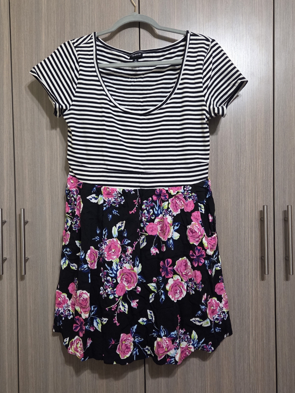 Fun & Flirty Floral Mini Dress With Pockets By Torrid